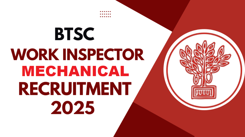 BTSC Work Inspector Mechanical