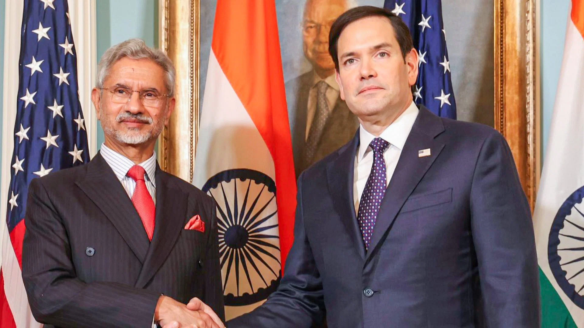 S. Jaishankar and Marco Rubio – Photo: Amar Ujala Graphic