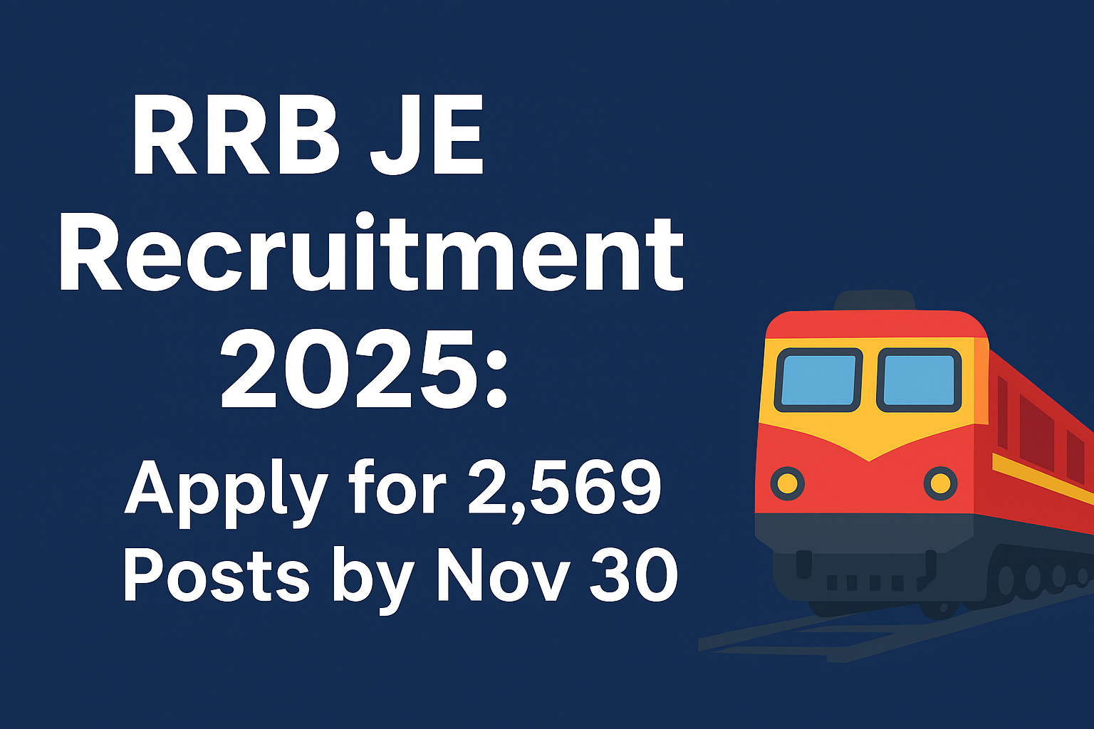 RRB JE Recruitment 2025