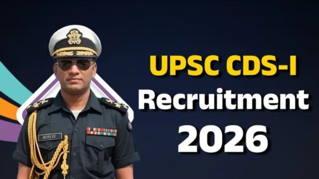 UPSC CDS 2026 Recruitment
