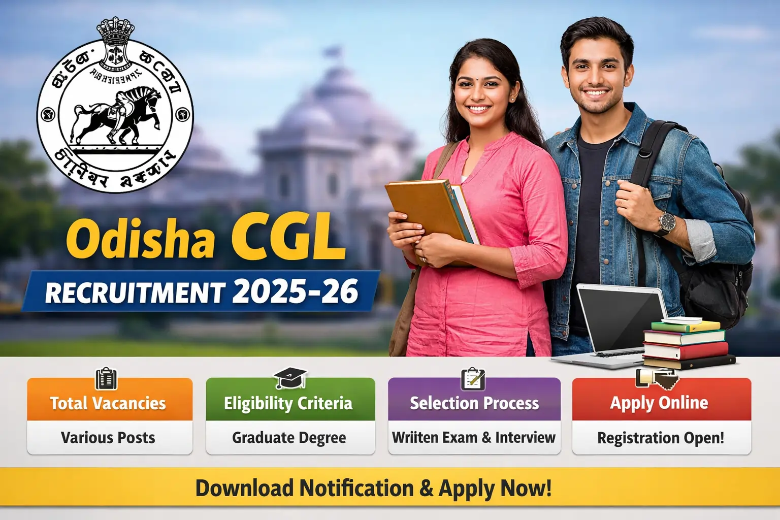 Odisha CGL Recruitment 2025-26