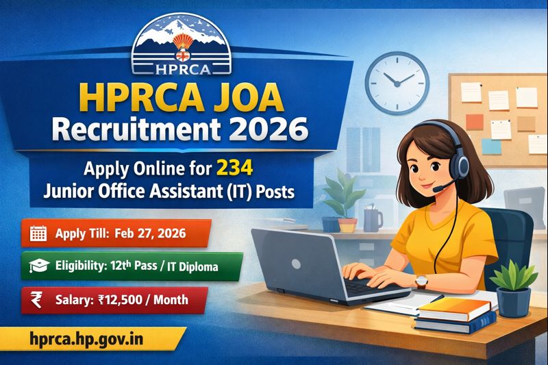 HPRCA JOA Vacancy 2026