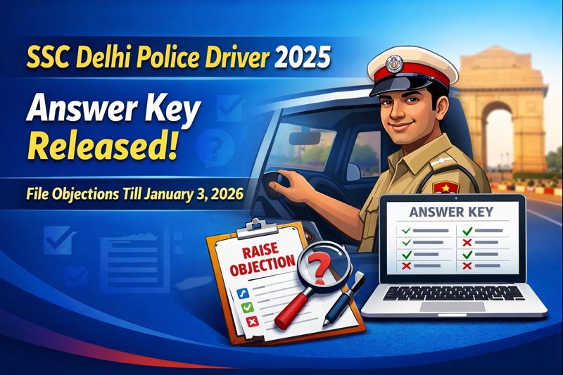 SSC Delhi Police Driver Answer Key 2025