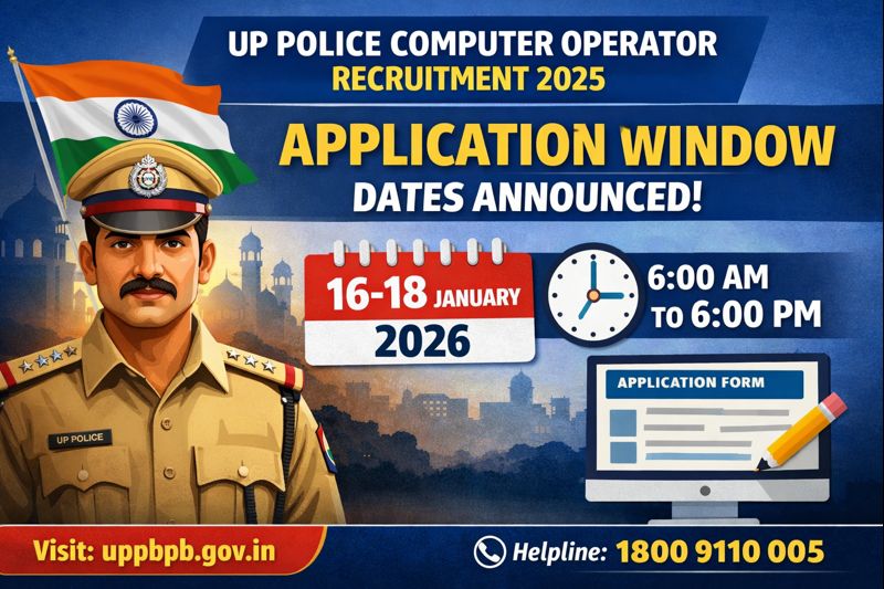 UP Police Computer Operator Recruitment 2025