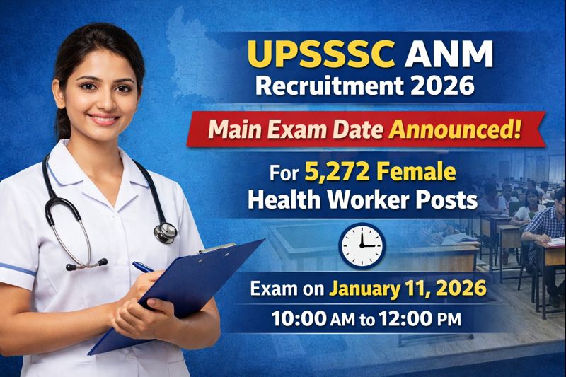 UPSSSC ANM Recruitment 2026
