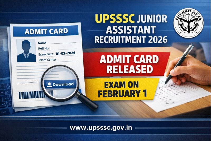UPSSSC Junior Assistant Admit Card