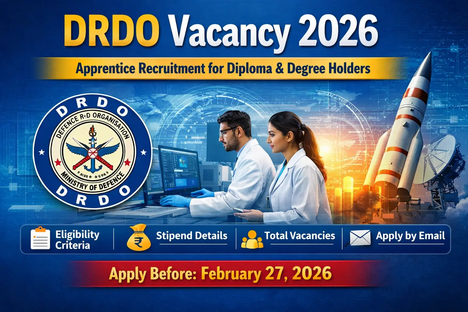 DRDO Vacancy 2026