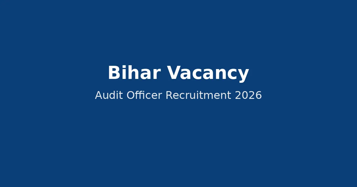 Bihar Vacancy