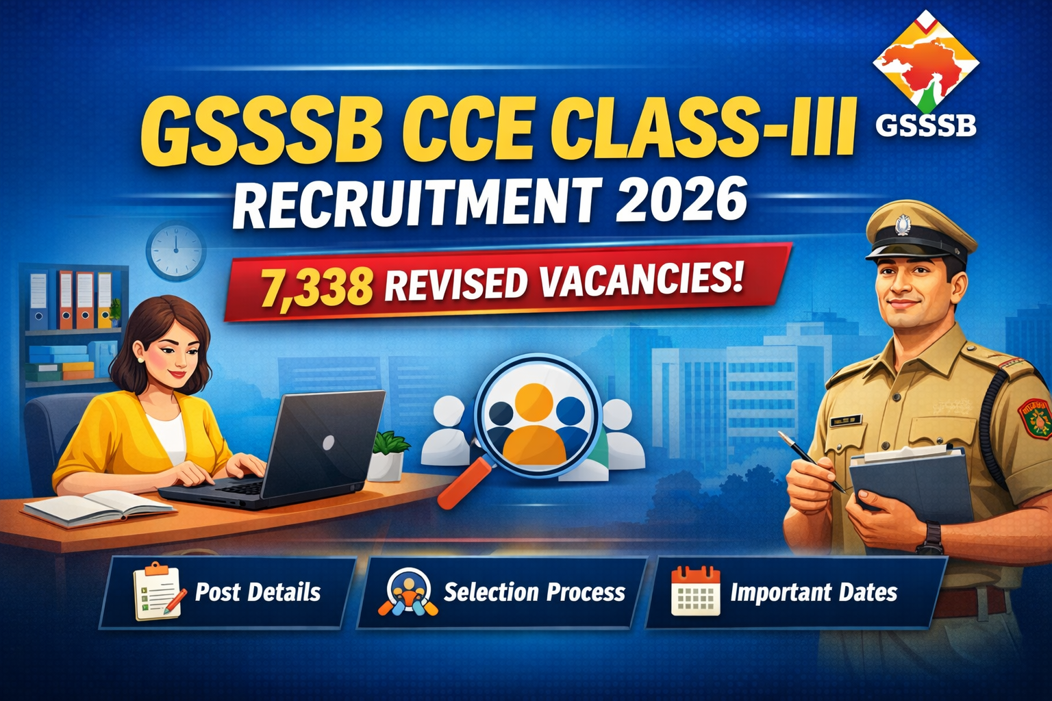 GSSSB CCE Class-III Recruitment 2026