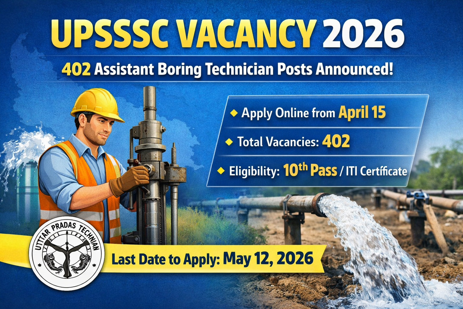 UPSSSC Vacancy 2026 announcement