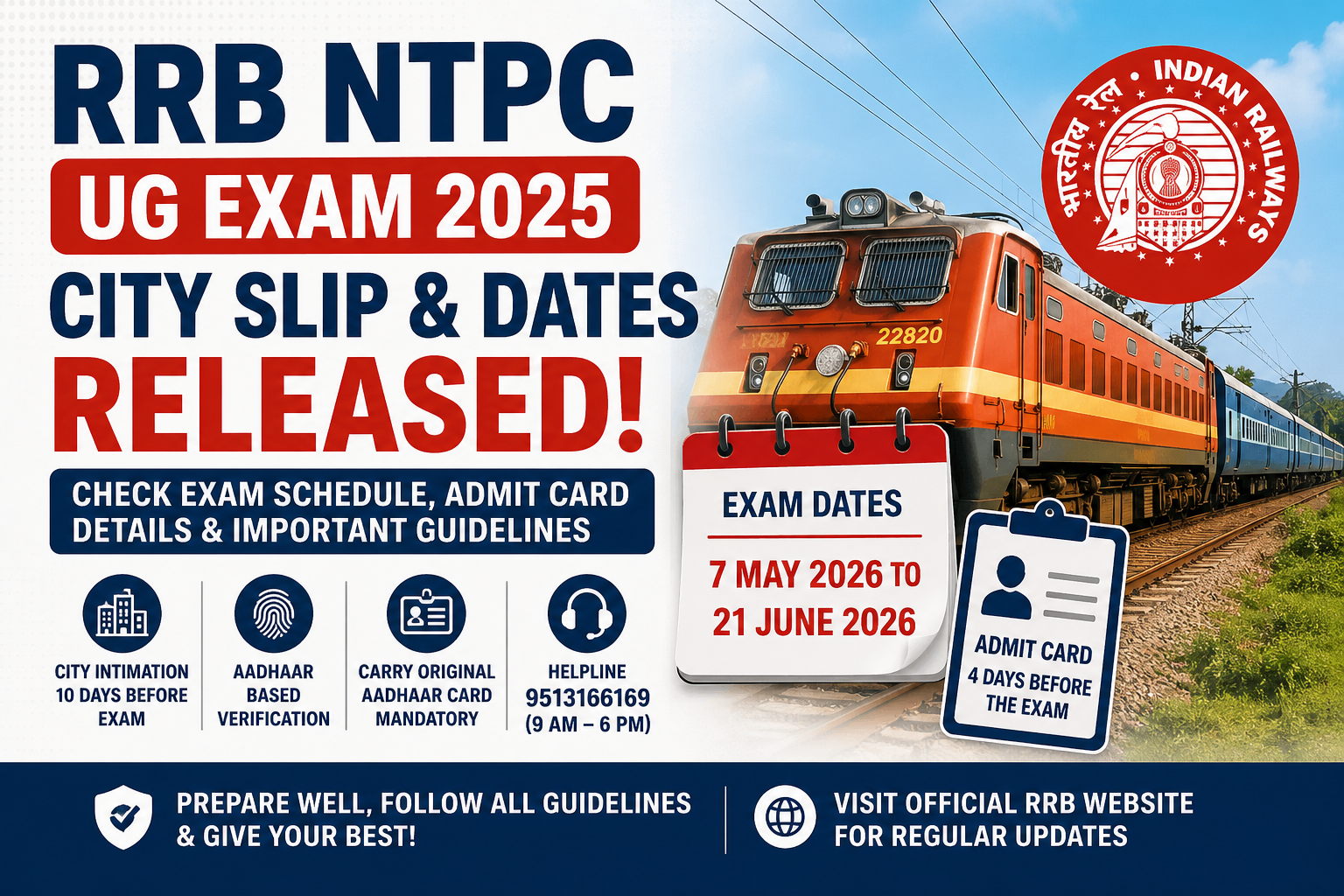 RRB NTPC UG Exam 2025