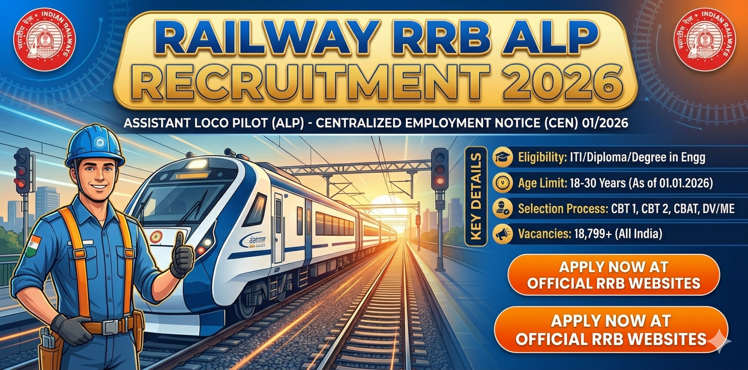Railway RRB ALP Recruitment 2026