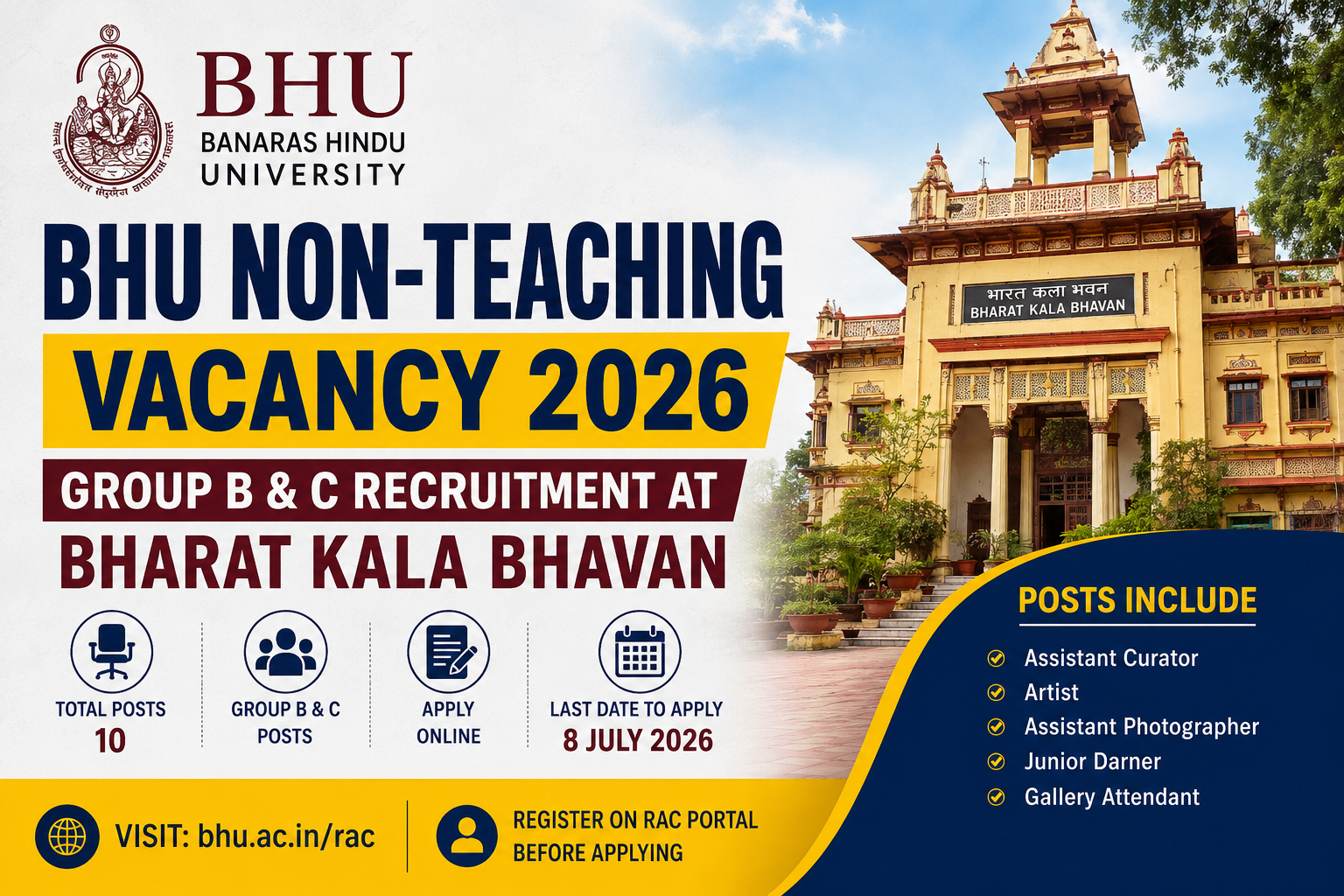 BHU Non-Teaching Vacancy 2026