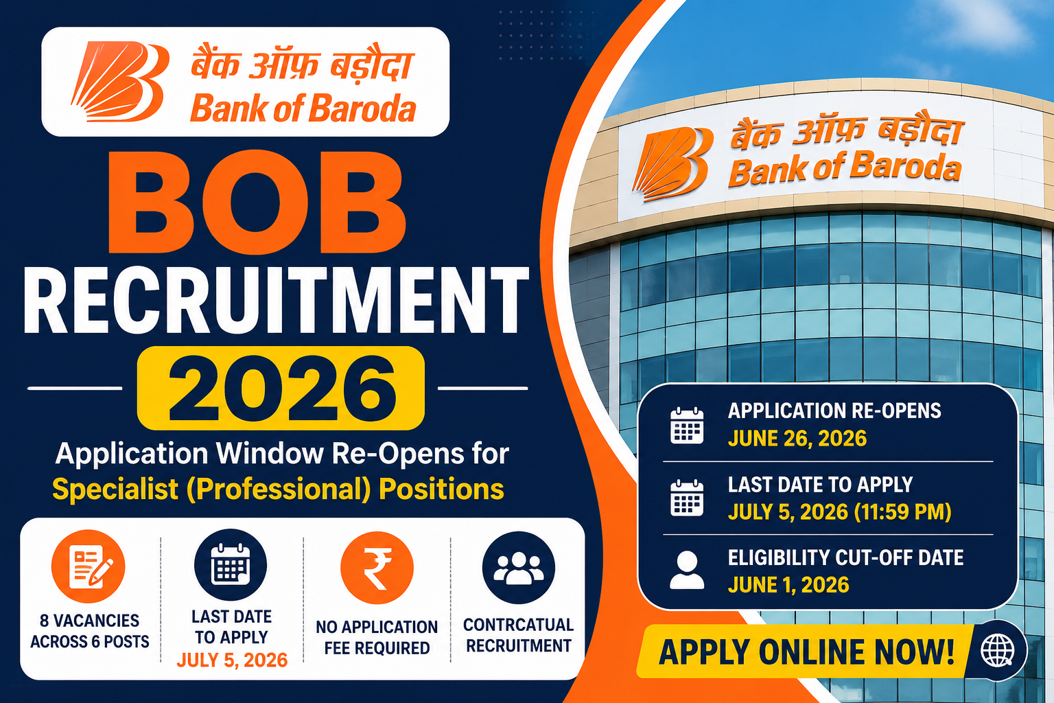 BOB Recruitment 2026