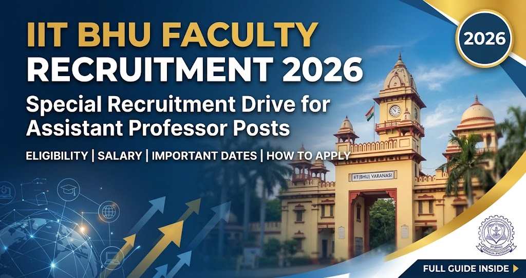 IIT BHU Faculty Recruitment 2026
