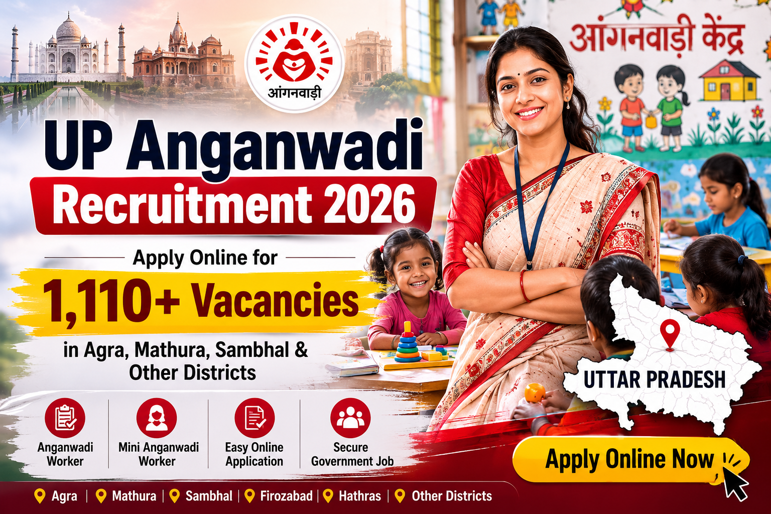 UP Anganwadi Recruitment 2026