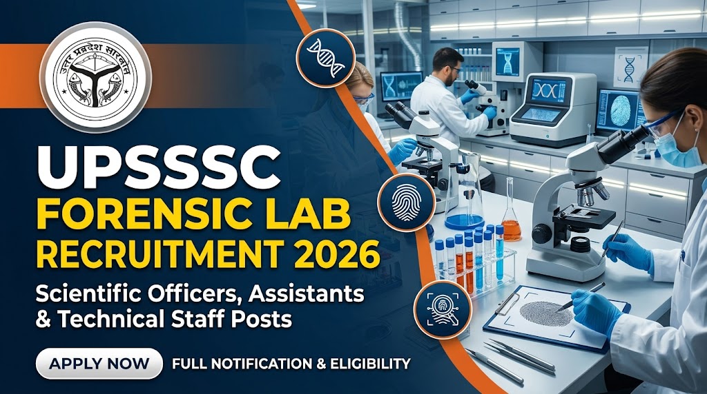 UPSSSC Forensic Lab Recruitment 2026