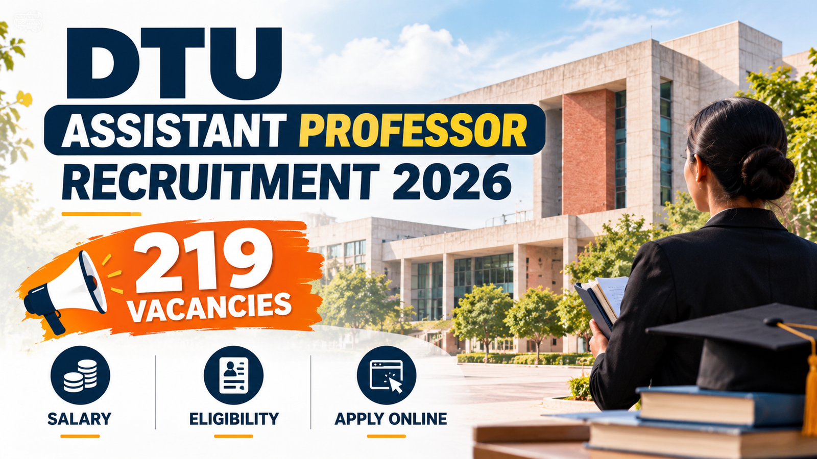 DTU Assistant Professor Recruitment 2026
