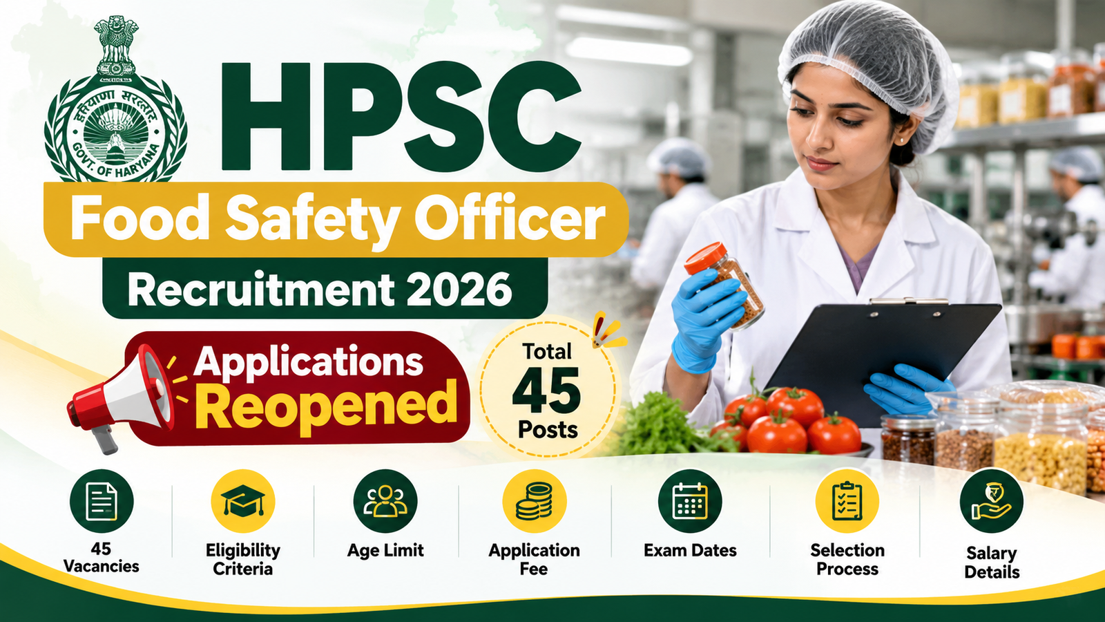 HPSC Food Safety Officer Recruitment 2026