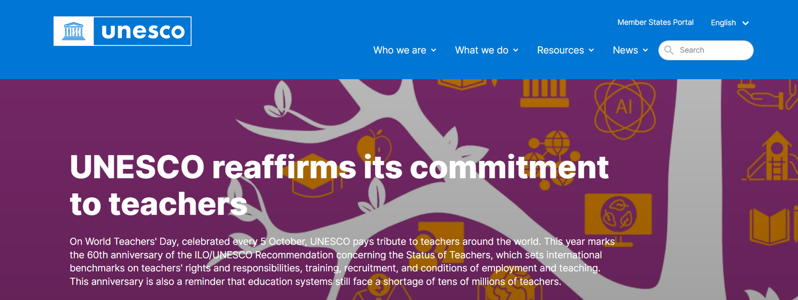UNESCO Digital Business Solution Internship